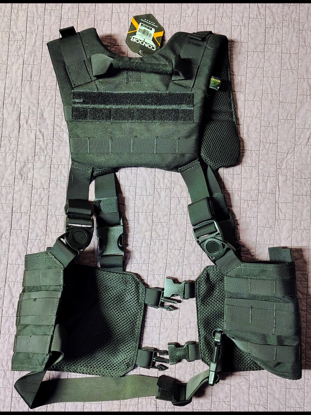 Condor Black Modular Chest Rig Harness - Picture 2 of 4